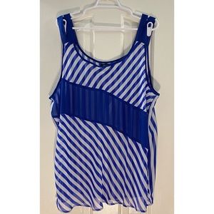 🌸 3 for $15 🌸 Rouge Collection Sheer Striped Tank Top
